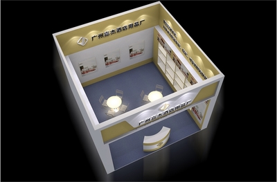2018广州酒店用品展 3D模型与展台设计方案的创新融合